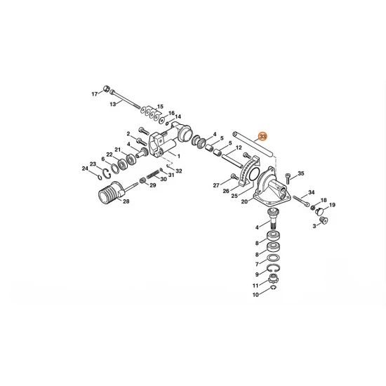 STIHL  Dźwignia regulacyjna 4230 643 3501